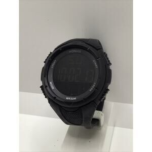 Honhx Mens Multi Function Lcd Watch New Battery! Sports Watch